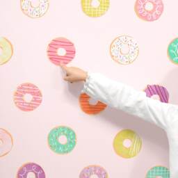 Donuts - Fabric Wall Decal Yum Mej - thumbnail 1