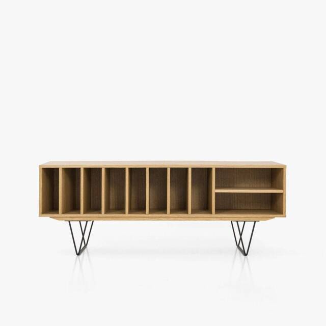 Mid-Century Sideboard, Dresser, Commode, Credenza Made Of Oak Vaneer - Livlo D-S09 - image 1