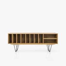 Mid-Century Sideboard, Dresser, Commode, Credenza Made Of Oak Vaneer - Livlo D-S09