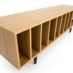 Mid-Century Sideboard, Dresser, Commode, Credenza Made Of Oak Vaneer - Livlo D-S09 - thumbnail 4