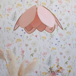 Double Flower Pendant Light - Blush - thumbnail 3