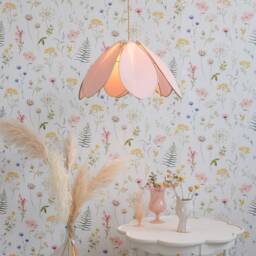Double Flower Pendant Light - Blush - thumbnail 4