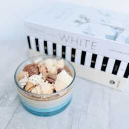 Coastal Candle - 430G Triple Wick Coco Soy Fragranced With Seashell Wax Detail - Hand Poured Candle, Beach Decor, Ocean Gift, For Mum - thumbnail 4