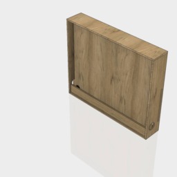 Baltic Birch Wood Space Saving Fold Down Table Desk - thumbnail 3