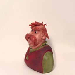 The Sword in Stone - Sir Ector. Handmade Polymer Clay Action Figure. Unique Collectible - thumbnail 2