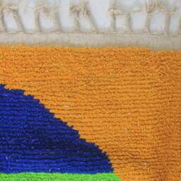 Custom Fabulous Azilal Rug, Authentic Moroccan Rug, Abstract Multicolored Carpet, Handmade Bohemian Rug - thumbnail 4
