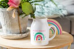 Personalised Ceramic Flower Vase, Teacher Thank You Gift - thumbnail 1