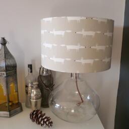 Handmade Drum Lampshade Scion Little Fox Fabric, Table/Ceiling Light - thumbnail 3