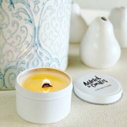 Coconut Lime Soy Candle 8Oz Travel Tin Large - thumbnail 4