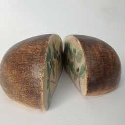 Surrealist Bread Sculpture Pop Art Ceramic, Hand-Painted Dragonflies - thumbnail 3