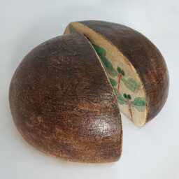 Surrealist Bread Sculpture Pop Art Ceramic, Hand-Painted Dragonflies - thumbnail 2