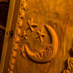 Handmade Dresser - Credenza Chest Of Drawers With Hand Carved Panels & Walnut - thumbnail 3
