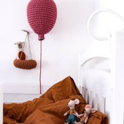 Crochet Balloon - 3D Cotton Nursery Decoration - thumbnail 3