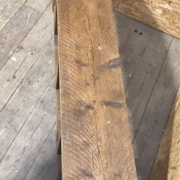4 Hole Rustic Up-Cycled Bench. - For Delivery Charge Info See Description - thumbnail 3