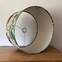 Sanderson Tally Ho Evergreen & Crimson Luxury Lamp Shade. Handmade Table/ Pendant Drum Shades in 30cm 40cm. Hunting/ Vintage/ Country Theme - thumbnail 3