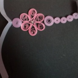 Dancing Little Ballerina, Quilling Wall Art Frame, Decoration, Girl Room, Decor, Paper Art, Housewarming Gift, Ballet - thumbnail 2