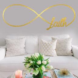 Infinity Faith Wall Decal - Bedroom Decals - thumbnail 3