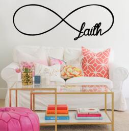 Infinity Faith Wall Decal - Bedroom Decals