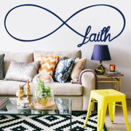 Infinity Faith Wall Decal - Bedroom Decals - thumbnail 2