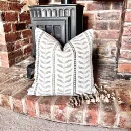 1629. Surianne Jute - Linen/Cotton Cushion Cover - thumbnail 1