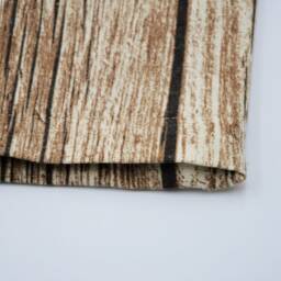 Beige Decorative Cushion Cover, 40 X cm, Wooden Plank Pattern Easter Gift, Mother's Day Christmas Gift - thumbnail 3