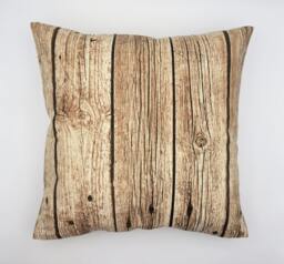 Beige Decorative Cushion Cover, 40 X cm, Wooden Plank Pattern Easter Gift, Mother's Day Christmas Gift