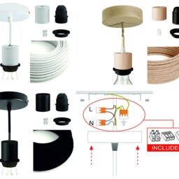 Handmade Walnut Wood Pendant Light - Scandinavian Style Ceiling Lamp - thumbnail 4