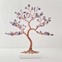 Amethyst Crystal Tree, February Birthstone, Birthday Gift, 6Th Anniversary Gift For Wife - thumbnail 3
