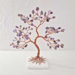Amethyst Crystal Tree, February Birthstone, Birthday Gift, 6Th Anniversary Gift For Wife - thumbnail 2