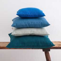Cushioncase With Ziper, Softened Pillowcover, Linen Cushioncase, Washed Pillow Case, Throw Pillows - thumbnail 4