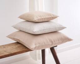 Cushioncase With Ziper, Softened Pillowcover, Linen Cushioncase, Washed Pillow Case, Throw Pillows - thumbnail 1
