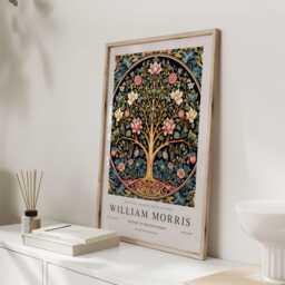 William Morris Print, Art, Exhibition Poster, Uk, Tree Of Life, Life Artwork, Print - thumbnail 3