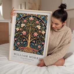 William Morris Print, Art, Exhibition Poster, Uk, Tree Of Life, Life Artwork, Print - thumbnail 2