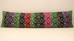 Extralong Kingsize Textile Pillow Cover, 12x47 - 30x120 cm Unique Lumbar Flaming Bedding Pillow Kilim Oblong 4Oyf-169 - thumbnail 1