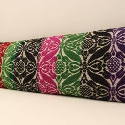 Extralong Kingsize Textile Pillow Cover, 12x47 - 30x120 cm Unique Lumbar Flaming Bedding Pillow Kilim Oblong 4Oyf-169 - thumbnail 3