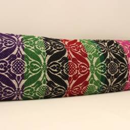 Extralong Kingsize Textile Pillow Cover, 12x47 - 30x120 cm Unique Lumbar Flaming Bedding Pillow Kilim Oblong 4Oyf-169 - thumbnail 2