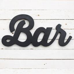 Rustic Wooden Wall Decor Sign For Home Bar, Man Cave, Housewarming Gift - thumbnail 2