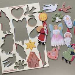 Set Of 13 Die-Cut Card, Press-Out Christmas Decorations By Elizabeth Harbour - thumbnail 2
