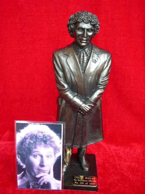 Colin Baker Dr Who Figurine, Limited Edition Sixth Doctor Statue - image 1