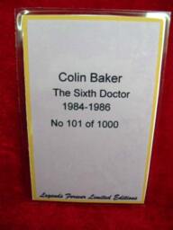 Colin Baker Dr Who Figurine, Limited Edition Sixth Doctor Statue - thumbnail 4