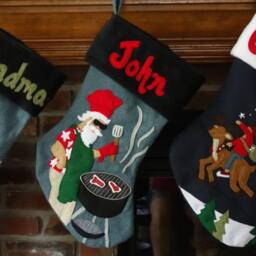 "Karate/Judo/Martial Arts Christmas Stocking""North Pole Grapple" - thumbnail 4