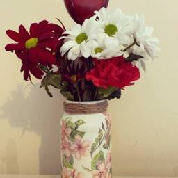 Handmade Highland Cow Vase Farmhouse Floral Decor - thumbnail 2