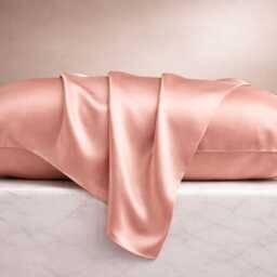 Wedding & Anniversary Gift Silk Pillowcase - 22 Momme Mulberry - Queen Envelope Closure - thumbnail 2