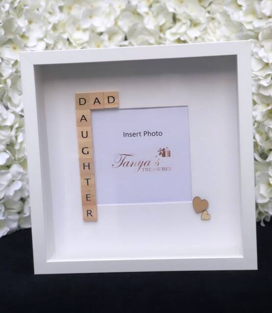 Father Daughter Photo Frame Personalized Dad Gift - image 1