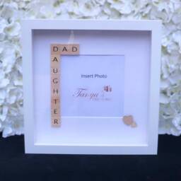 Father Daughter Photo Frame Personalized Dad Gift - thumbnail 3