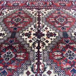 Handwoven Wool Manarus Yousafi Rug 5.4x3.4 Ft Traditional Afghan Carpet - thumbnail 2
