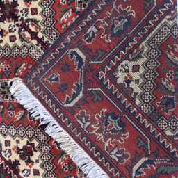 Handwoven Wool Manarus Yousafi Rug 5.4x3.4 Ft Traditional Afghan Carpet - thumbnail 4