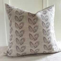 English Oak Leaf Linen Cushion Cover, Pippa Blacker Design 18 - thumbnail 3