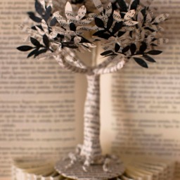 Book Paper Art Sculpture - Tree Of Life - thumbnail 2