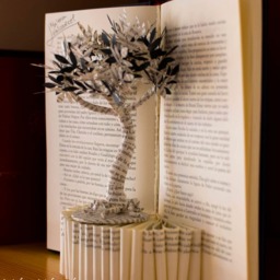 Book Paper Art Sculpture - Tree Of Life - thumbnail 3